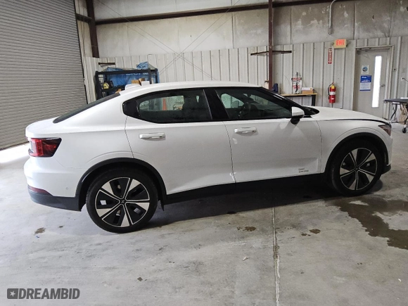 2024 Polestar 2 with VIN YSMFE3KA6RL213845, listed as a Copart auction lot 78708124 with 36,430 mi miles and Salvage Title. Bid and sale history available at carsss.com. Image 3.