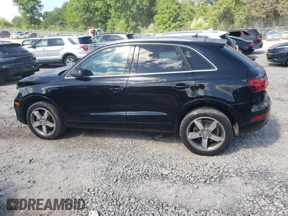 2015 Audi Q3 Premium Plus with VIN WA1BFCFS6FR000861, listed as a Copart auction lot 55849265 with 84,270 mi miles and Clean title. Bid and sale history available at DreamBid. Image 2.