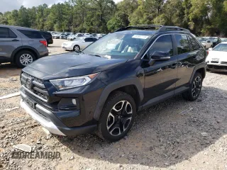 2019 Toyota RAV4 Adventure with VIN 2T3J1RFV7KW006630, listed as a Copart auction lot 44582775 with 52,174 mi miles and Salvage title. Bid and sale history available at DreamBid. Image 1.