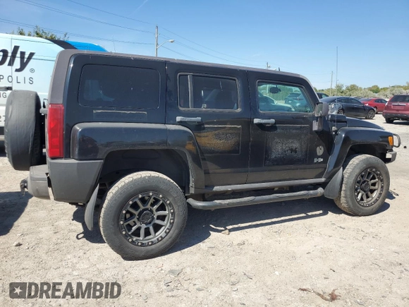 2007 Hummer H3 SUV with VIN 5GTDN13E978156672, listed as a Copart auction lot 71474844 with 191,547 mi miles and Salvage Title. Bid and sale history available at carsss.com. Image 3.