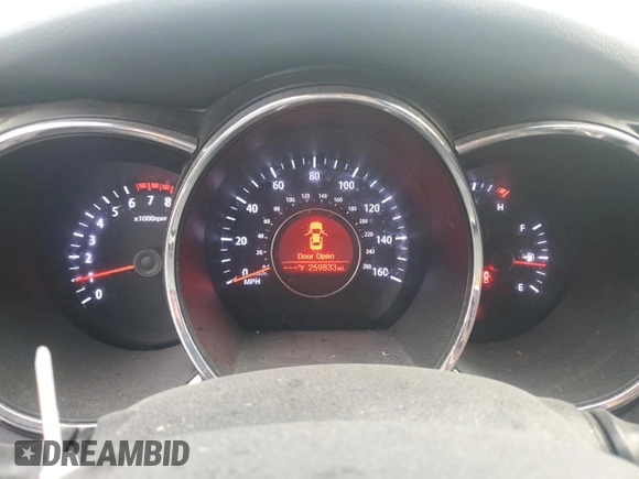 2013 Kia Optima EX with VIN 5XXGN4A75DG188960, listed as a Copart auction lot 50621435 with 259,883 mi miles and Salvage Title. Bid and sale history available at carsss.com. Image 9.