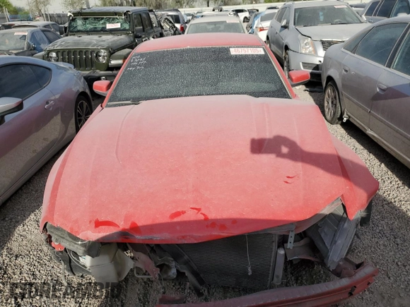 2011 Ford Mustang GT with VIN 1ZVBP8CF8B5127973, listed as a Copart auction lot 46757105 with 171,301 mi miles and Salvage Title. Bid and sale history available at carsss.com. Image 5.