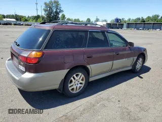 2000 Subaru Legacy Outback Limited with VIN 4S3BH6869Y7662661, listed as a Copart auction lot 60565254 with 176,043 mi miles and Clean title. Bid and sale history available at DreamBid. Image 3.