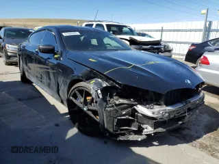 2021 BMW 8 Series M850i with VIN WBAGV8C08MCF93122, listed as a Copart auction lot 47686883 with 0 mi miles. Bid and sale history available at carsss.com. Image 4.