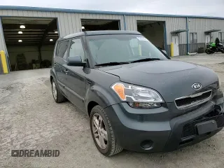 2011 Kia Soul + with VIN KNDJT2A28B7227132, listed as a Copart auction lot 53856305 with 185,608 mi miles and Salvage Title. Bid and sale history available at carsss.com. Image 14.