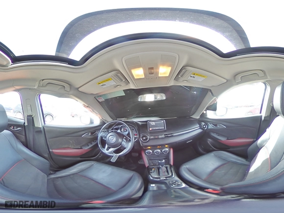 2017 Mazda CX-3 Grand Touring with VIN JM1DKFD70H0141197, listed as a Copart auction lot 45834855 with 146,609 mi miles and Salvage Title. Bid and sale history available at carsss.com. Image 15.