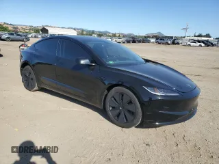 2025 Tesla Model 3 Long Range с VIN 5YJ3E1EB5SF941172, выставлен на аукционе Copart как лот 58968915 с пробегом 2 591 миль миль и Списание • Salvage title. История ставок и продаж доступна на DreamBid. Изображение 4.