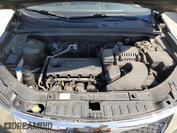 2011 Kia Sorento LX with VIN 5XYKT3A10BG106020, listed as a Copart auction lot 46151355 with 244,140 mi miles and Salvage Title. Bid and sale history available at DreamBid. Image 12.