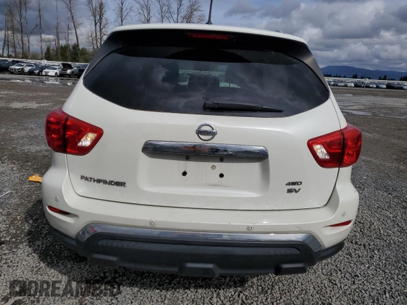 2018 Nissan Pathfinder S with VIN 5N1DR2MM8JC622454, listed as a Copart auction lot 51102095 with 95,472 mi miles and Salvage Title. Bid and sale history available at DreamBid. Image 6.