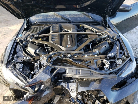 2022 BMW M4 Competition xDrive with VIN WBS43AZ0XNCJ20193, listed as a Copart auction lot 72591002 with 0 mi miles. Bid and sale history available at carsss.com. Image 11.