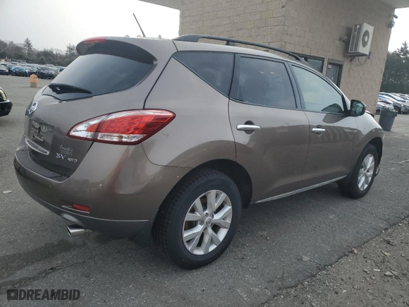 2012 Nissan Murano LE with VIN JN8AZ1MW5CW220240, listed as a Copart auction lot 41689575 with 56,270 mi miles and Salvage Title. Bid and sale history available at carsss.com. Image 3.