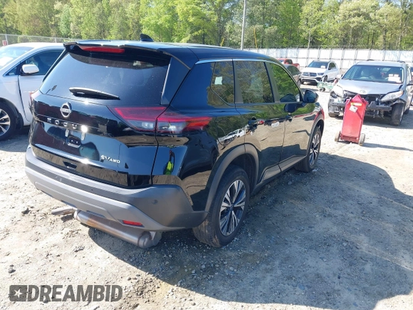 2022 Nissan Rogue SV with VIN 5N1BT3BB2NC691761, listed as a IAAI auction lot 41999858 with 47,892 mi miles and . Bid and sale history available at DreamBid. Image 4.