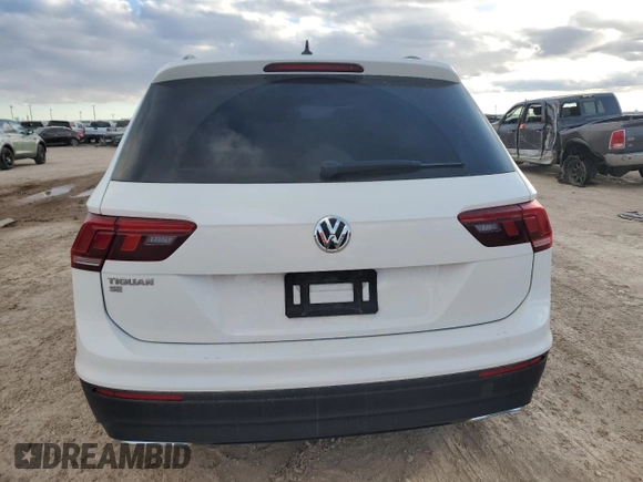 2021 Volkswagen Tiguan SE with VIN 3VV3B7AX9MM153671, listed as a Copart auction lot 83048724 with 45,086 mi miles and Salvage Title. Bid and sale history available at DreamBid. Image 6.
