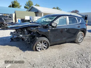 2025 Mazda CX-5 2.5 S Preferred Package with VIN JM3KFBCL8S0565342, listed as a Copart auction lot 47885185 with 5,436 mi miles and Non Repairable. Bid and sale history available at carsss.com. Image 1.