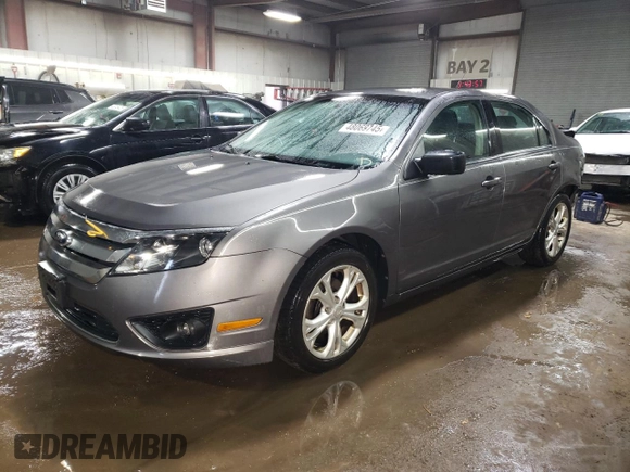 2012 Ford Fusion SE z VIN 3FAHP0HG5CR392483, wystawiony jako Copart lot #48069745 z przebiegiem 155 171 mil mil oraz Szkoda całkowita • Salvage title. Historia ofert i sprzedaży dostępna na DreamBid. Obrazek 1.