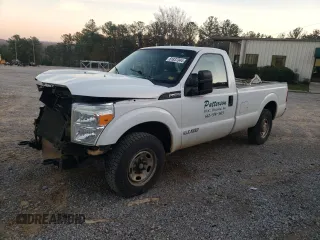 2016 Ford Super Duty F-250 SRW XL with VIN 1FTBF2A69GEB02528, listed as a Copart auction lot 81837344 with 196,604 mi miles and Salvage Title. Bid and sale history available at carsss.com. Image 1.