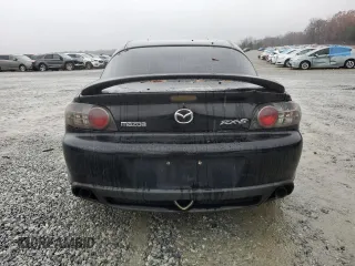 2004 Mazda RX-8 with VIN JM1FE173740121163, listed as a Copart auction lot 84343154 with 192,221 mi miles and Clean Title. Bid and sale history available at carsss.com. Image 6.