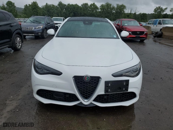 2022 Alfa Romeo Giulia Veloce with VIN ZARFANBN8N7655895, listed as a Copart auction lot 66738844 with 0 mi miles and Salvage Title. Bid and sale history available at carsss.com. Image 5.