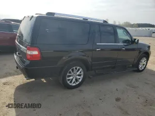 2017 Ford Expedition Max Limited z VIN 1FMJK2AT5HEA75855, wystawiony jako Copart lot #55259255 z przebiegiem 131 620 mil mil oraz Czysty tytuł • Clean title. Historia ofert i sprzedaży dostępna na DreamBid. Obrazek 3.