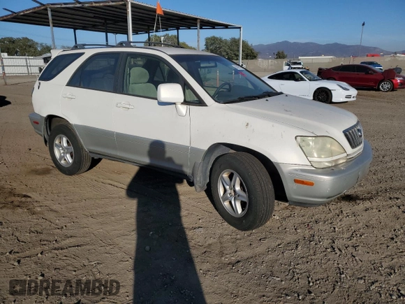2002 Lexus RX 300 with VIN JTJGF10UX20120474, listed as a Copart auction lot 83095124 with 200,818 mi miles and Clean Title. Bid and sale history available at carsss.com. Image 4.