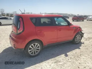 2018 Kia Soul + with VIN KNDJP3A59J7538815, listed as a Copart auction lot 47848745 with 0 mi miles and Salvage Title. Bid and sale history available at carsss.com. Image 3.