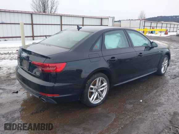 2017 Audi A4 Season of Audi Premium with VIN WAUDNAF46HN041781, listed as a IAAI auction lot 41649884 with 46,823 mi miles. Bid and sale history available at carsss.com. Image 4.