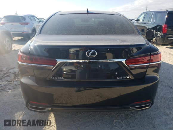 2019 Lexus LS 500 z VIN JTHB51FF0K5009216, wystawiony jako Copart lot #88032255 z przebiegiem 27 369 mil mil oraz Szkoda całkowita • Salvage title. Historia ofert i sprzedaży dostępna na DreamBid. Obrazek 6.