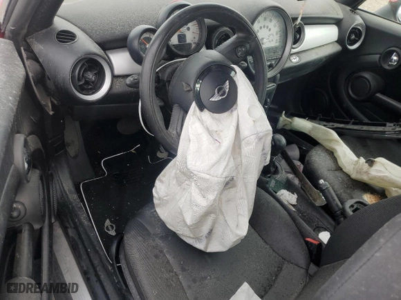 2012 MINI Cooper Convertible with VIN WMWZN3C56CT135341, listed as a Copart auction lot 48611575 with 0 mi miles and Salvage Title. Bid and sale history available at carsss.com. Image 8.