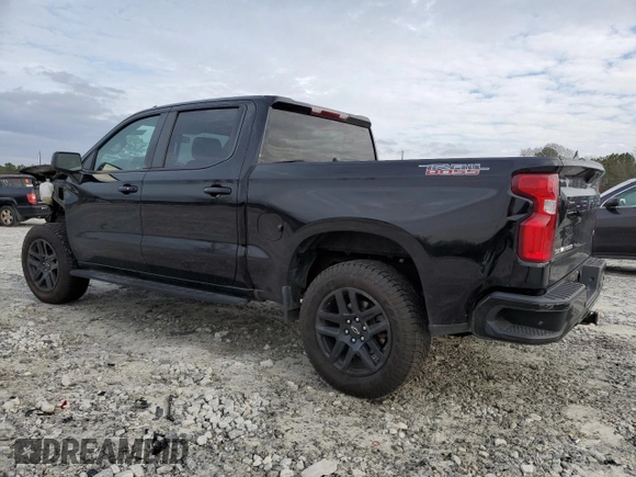 2022 Chevrolet Silverado 1500 LT Trail Boss with VIN 1GCPYFEL3NZ213931, listed as a Copart auction lot 43682135 with 57,428 mi miles and Salvage Title. Bid and sale history available at DreamBid. Image 2.