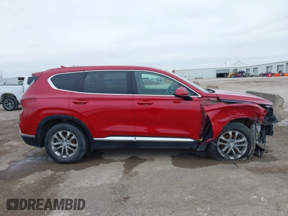 2020 Hyundai Santa Fe SEL with VIN 5NMS3CAD8LH138165, listed as a IAAI auction lot 41624458 with 115,944 mi miles. Bid and sale history available at carsss.com. Image 14.