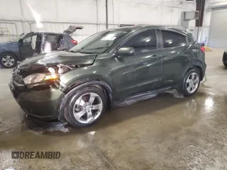 2016 Honda HR-V LX with VIN 3CZRU6H32GM763748, listed as a Copart auction lot 48813795 with 61,199 mi miles and Salvage Title. Bid and sale history available at carsss.com. Image 1.