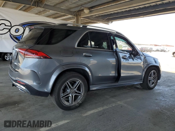 2023 Mercedes-Benz GLE 350 with VIN 4JGFB4KB5PA918384, listed as a Copart auction lot 59323955 with 35,607 mi miles and Salvage title. Bid and sale history available at DreamBid. Image 3.