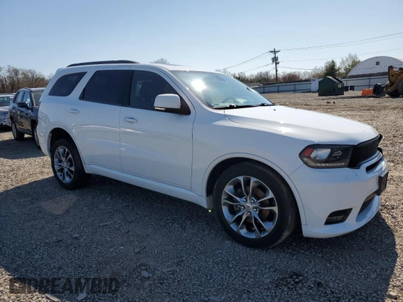 2019 Dodge Durango GT z VIN 1C4RDJDG1KC853419, wystawiony jako Copart lot #51573655 z przebiegiem 63 448 mil mil oraz Szkoda całkowita • Salvage title. Historia ofert i sprzedaży dostępna na DreamBid. Obrazek 4.