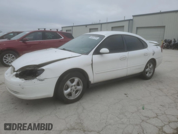 2002 Ford Taurus SES Standard with VIN 1FAFP55U02A167363, listed as a Copart auction lot 86547354 with 151,091 mi miles and Salvage Title. Bid and sale history available at carsss.com. Image 1.