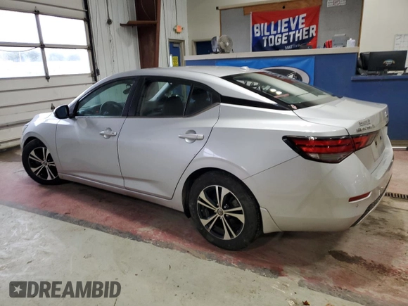 2020 Nissan Sentra SV z VIN 3N1AB8CV1LY213122, wystawiony jako Copart lot #52710185 z przebiegiem 53 471 mil mil oraz Szkoda całkowita • Salvage title. Historia ofert i sprzedaży dostępna na DreamBid. Obrazek 2.
