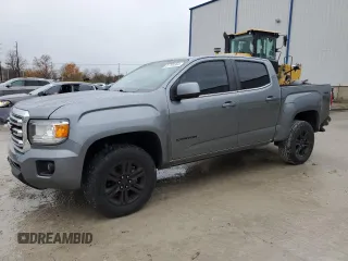 2020 GMC Canyon 4WD SLE with VIN 1GTG6CEN3L1237373, listed as a Copart auction lot 81198384 with 28,452 mi miles and Salvage Title. Bid and sale history available at carsss.com. Image 1.