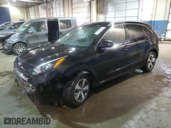 2021 Kia Niro LX with VIN KNDCB3LC1M5486275, listed as a Copart auction lot 84012494 with 25,425 mi miles and Salvage Title. Bid and sale history available at carsss.com. Image 1.
