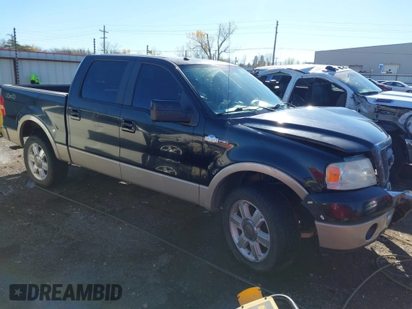 2007 Ford F-150 XLT with VIN 1FTPW14V97KD59614, listed as a IAAI auction lot 40870164 with 186,134 mi miles. Bid and sale history available at carsss.com. Image 1.