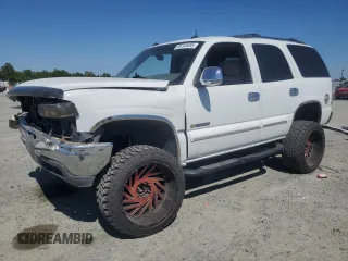 2002 Chevrolet Tahoe LS z VIN 1GNEC13T82J331096, wystawiony jako Copart lot #55733485 z przebiegiem Nie podano mil oraz Szkoda całkowita • Salvage title. Historia ofert i sprzedaży dostępna na DreamBid. Obrazek 1.