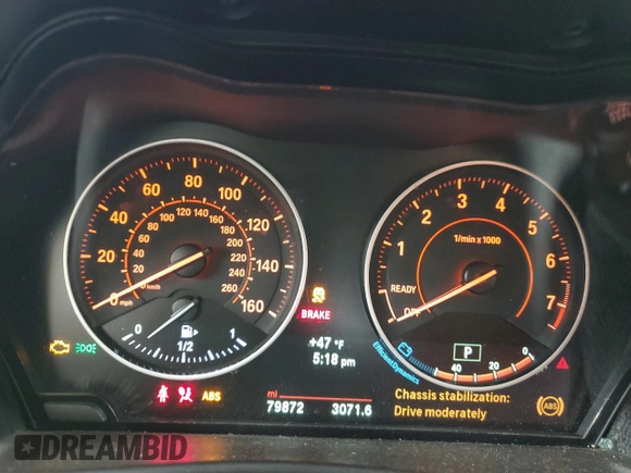 2016 BMW 2 Series M235i xDrive with VIN WBA1J9C53GV372276, listed as a Copart auction lot 77967463 with 79,872 mi miles. Bid and sale history available at carsss.com. Image 9.