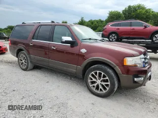 2015 Ford Expedition Max XLT with VIN 1FMJK1JT6FEF33622, listed as a Copart auction lot 59765295 with 160,625 mi miles and Salvage title. Bid and sale history available at DreamBid. Image 4.