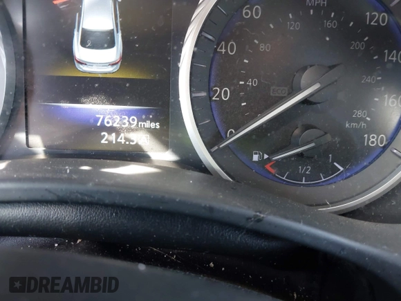 2015 Infiniti Q50 with VIN JN1BV7AR3FM416371, listed as a IAAI auction lot 42036139 with 76,239 mi miles and . Bid and sale history available at DreamBid. Image 7.