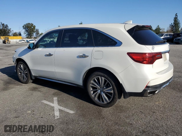 2017 Acura MDX w/Technology Pkg with VIN 5FRYD3H53HB004595, listed as a Copart auction lot 46241585 with 82,898 mi miles and Salvage Title. Bid and sale history available at carsss.com. Image 2.