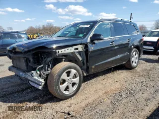2017 Mercedes-Benz GLS with VIN 4JGDF6EE2HA751190, listed as a Copart auction lot 50566425 with 106,702 mi miles and Salvage Title. Bid and sale history available at carsss.com. Image 1.