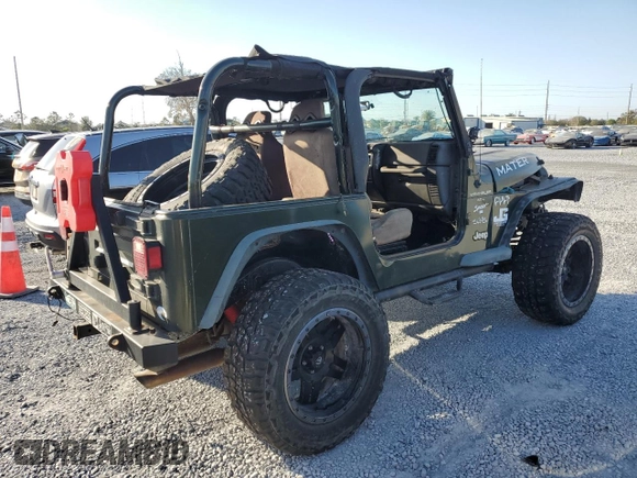 1997 Jeep Wrangler Sport with VIN 1J4FY19S0VP453959, listed as a Copart auction lot 44560295 with 182,464 mi miles and Salvage Title. Bid and sale history available at carsss.com. Image 3.