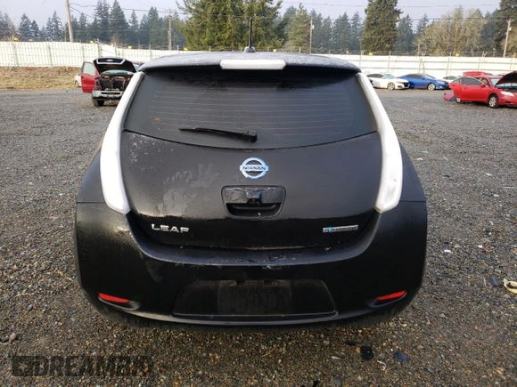 2017 Nissan LEAF SL with VIN 1N4BZ0CP7HC308676, listed as a Copart auction lot 71582022 with 0 mi miles. Bid and sale history available at carsss.com. Image 6.