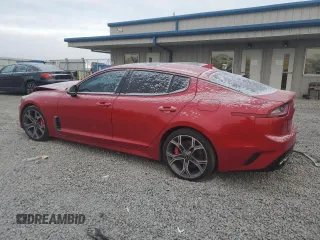 2020 Kia Stinger GT2 with VIN KNAE55LC6L6076511, listed as a Copart auction lot 41895725 with 62,808 mi miles and Salvage Title. Bid and sale history available at carsss.com. Image 2.
