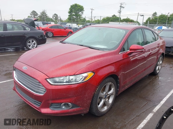 2013 Ford Fusion SE with VIN 3FA6P0HR7DR110516, listed as a IAAI auction lot 42127684 with 123,996 mi miles. Bid and sale history available at carsss.com. Image 2.