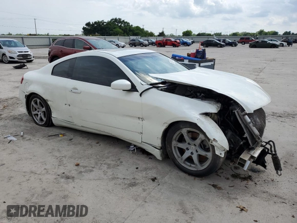 2007 Infiniti G35 with VIN JNKCV54EX7M910158, listed as a Copart auction lot 55117665 with Not Provided miles and Clean Title. Bid and sale history available at carsss.com. Image 4.