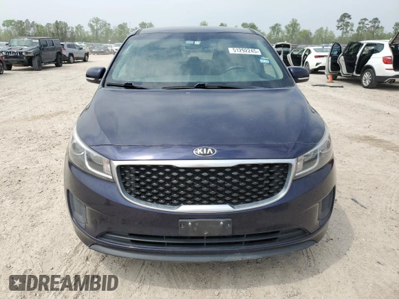2018 Kia Sedona LX with VIN KNDMB5C16J6378853, listed as a Copart auction lot 51292245 with 141,329 mi miles and Salvage Title. Bid and sale history available at carsss.com. Image 5.